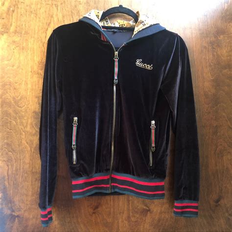 gucci womens sweater ebay|Gucci velour sweatsuit.